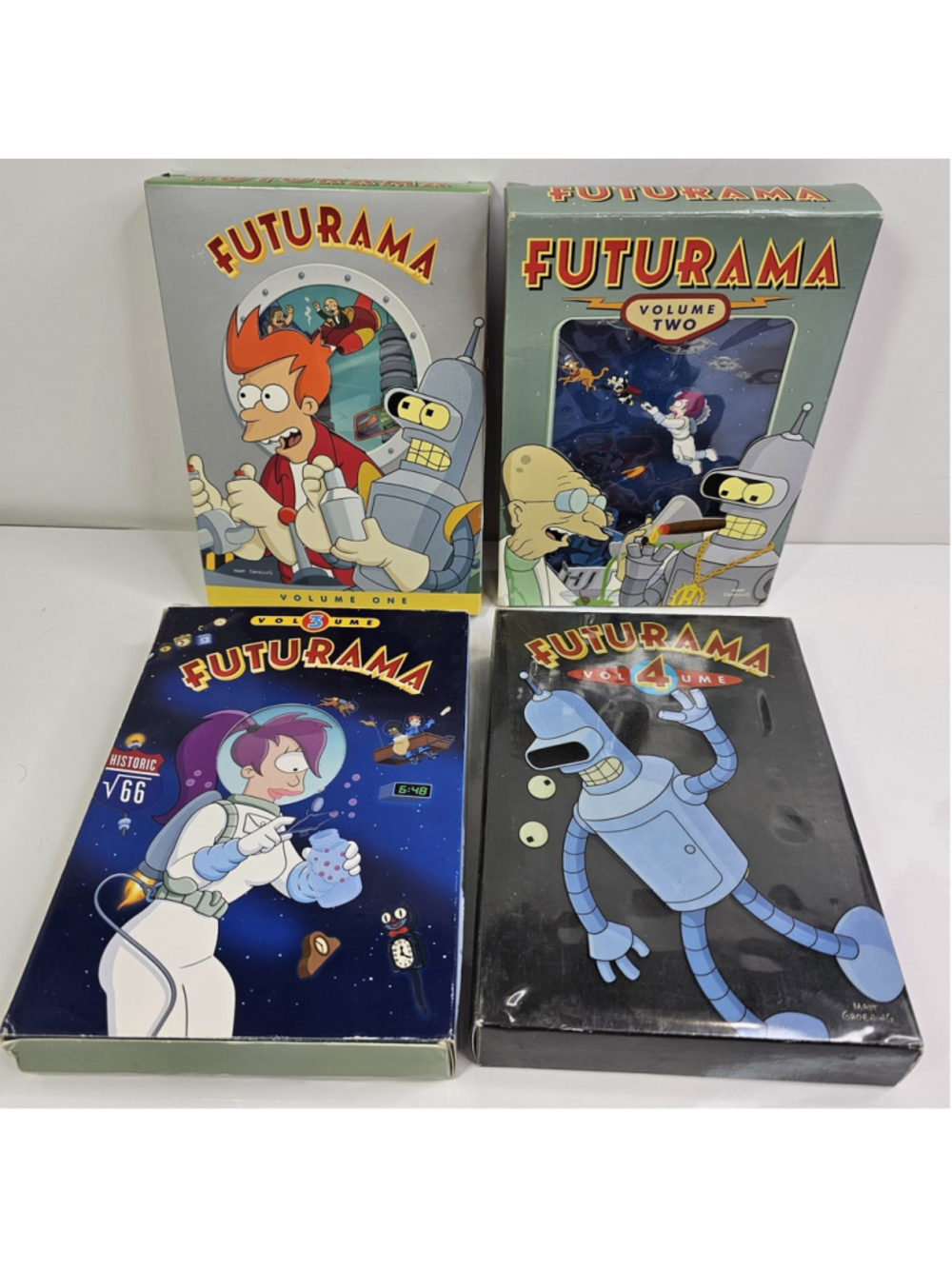 Futurama Seasons Volumes 1-4 DVD Sets. Clean Disks.